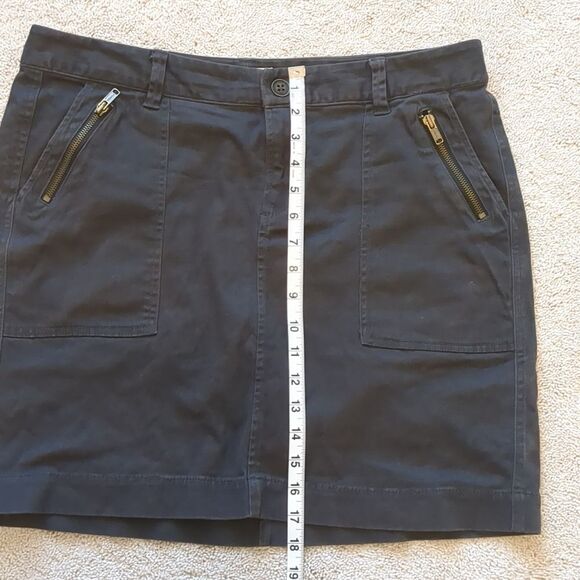 Old Navy Gray Denim Skirt Size 14 - Picture 6 of 8